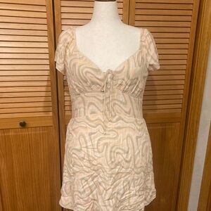 NWTs American Eagle Outfitters Flutter Sleeve Corset Mini Dress